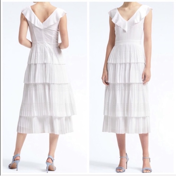 Banana Republic Dresses & Skirts - Banana Republic White Midi Dress
